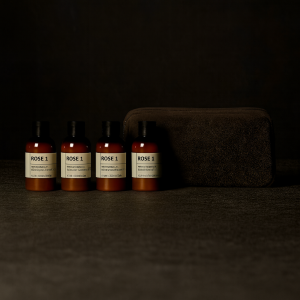 Rose 1 — Luxury Body Wash Set Travel-Size Shower Gel 50 ml × 4 Niche Aromatic Bath Collection